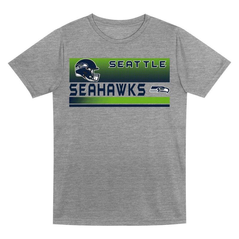 slide 2 of 3, NFL Seattle Seahawks Toddler Boys' Gray 2pk T-Shirt - 3T, 2 ct