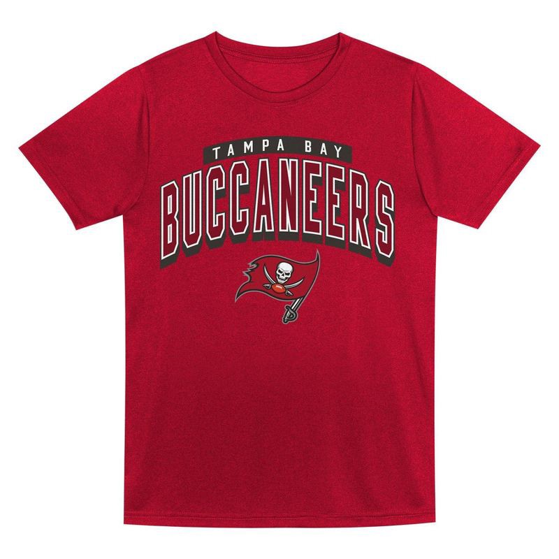 slide 3 of 3, NFL Tampa Bay Buccaneers Toddler Boys' Gray 2pk T-Shirt - 3T, 2 ct