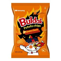 Samyang Buldak Quattro Cheese Potato Chips - 4.23oz
