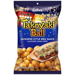 Calbee Takoyaki Ball Corn Snacks - 3.17oz