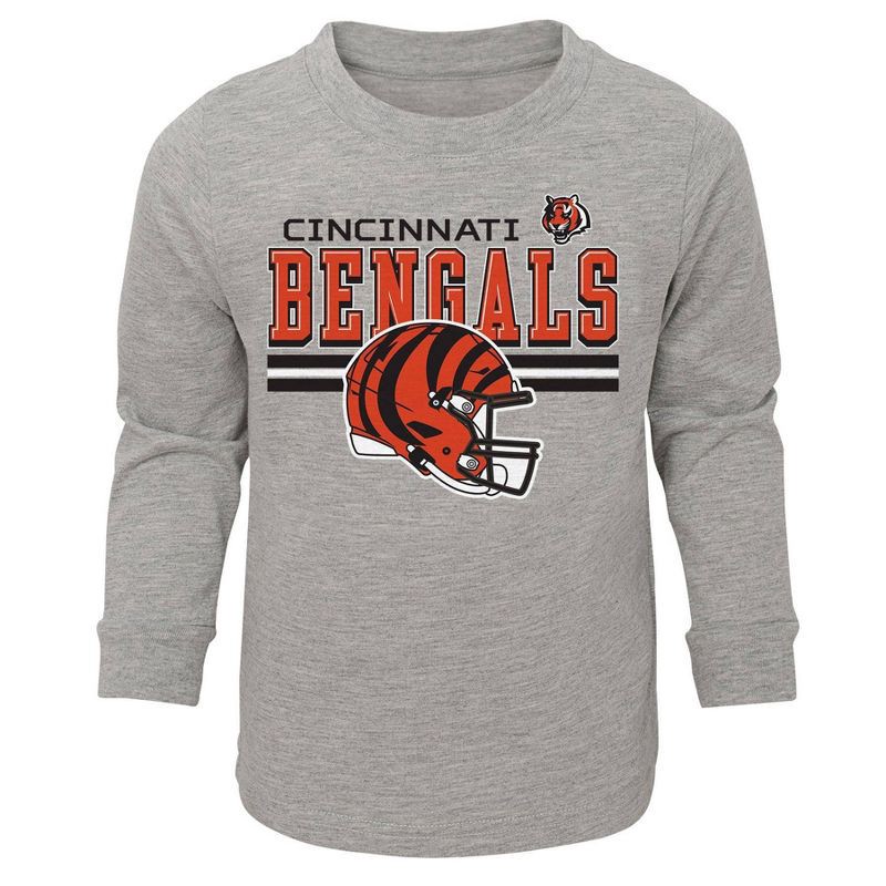 slide 2 of 3, NFL Cincinnati Bengals Boys' 2pk Pant and Long Sleeve T-Shirt Set - 18M, 2 ct