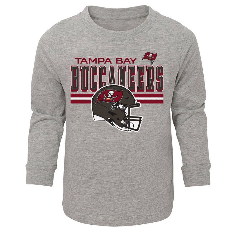 slide 3 of 3, NFL Tampa Bay Buccaneers Toddler Boys' 2pk Pant and Long Sleeve T-Shirt Set - 2T, 2 ct