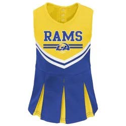 NFL Los Angeles Rams Toddler Girls' Cheer Set - 4T