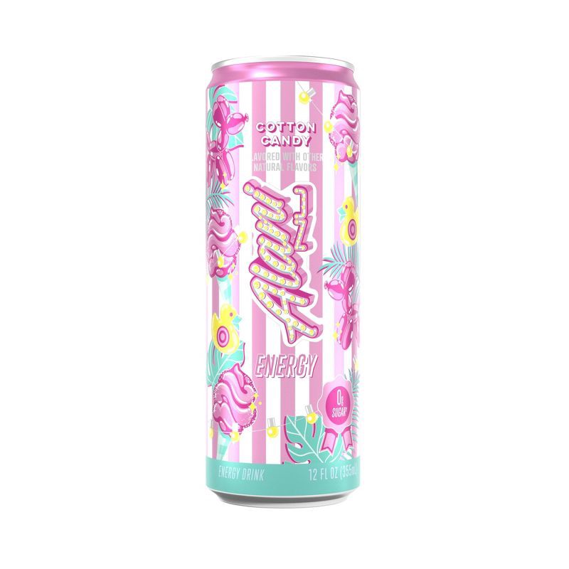 slide 1 of 6, Alani Nu Cotton Candy Energy Drink - 12 fl oz Can, 12 fl oz