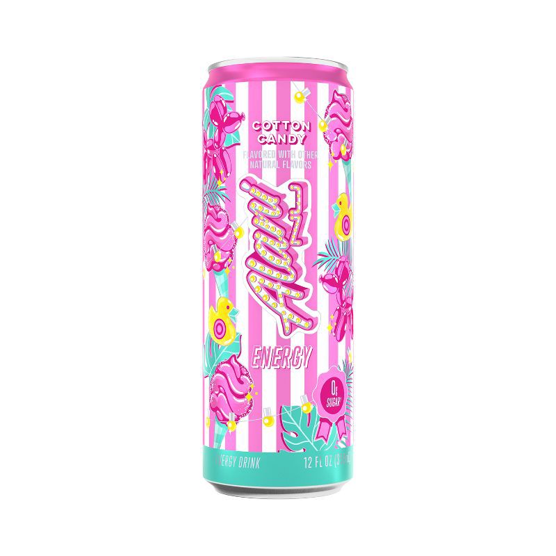 slide 1 of 6, Alani Nu Cotton Candy Energy Drink - 12 fl oz Can, 12 fl oz