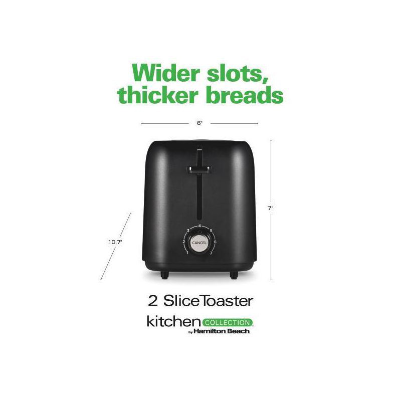 slide 9 of 9, Kitchen Collection By Hamilton Beach 2 Slice Toaster 22825KC, 1 ct