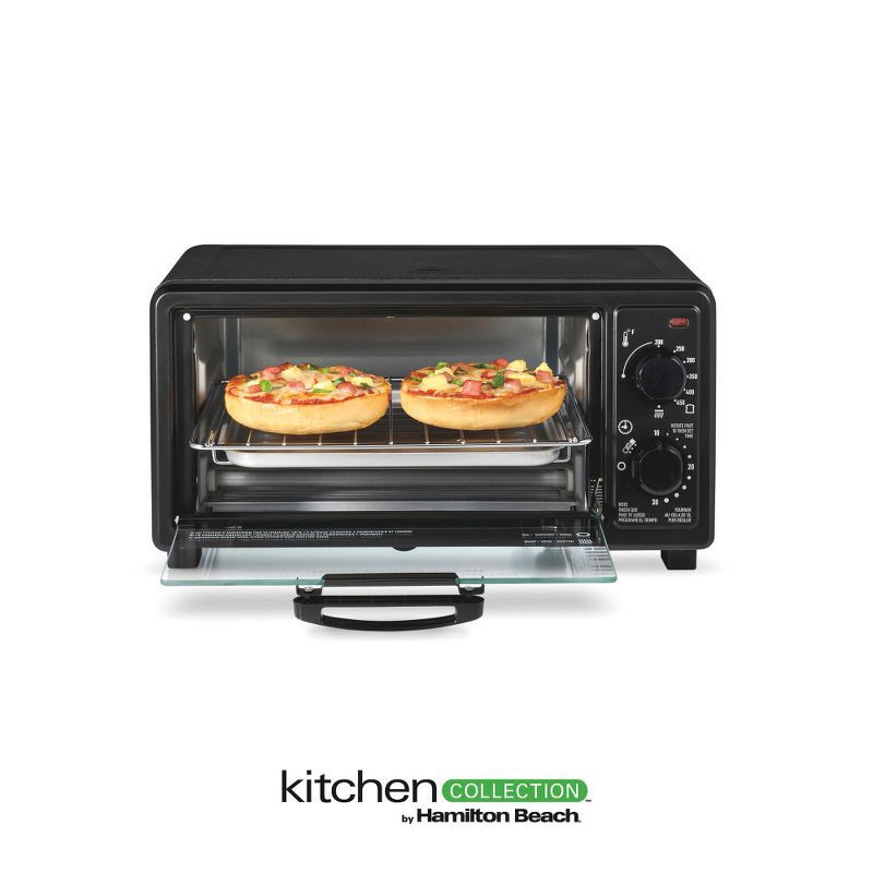 slide 2 of 7, Kitchen Collection By Hamilton Beach 4 Slice Toaster Oven 31285KC, 1 ct
