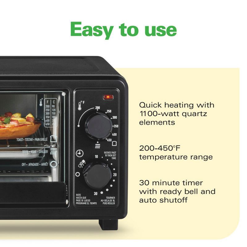 slide 5 of 7, Kitchen Collection By Hamilton Beach 4 Slice Toaster Oven 31285KC, 1 ct