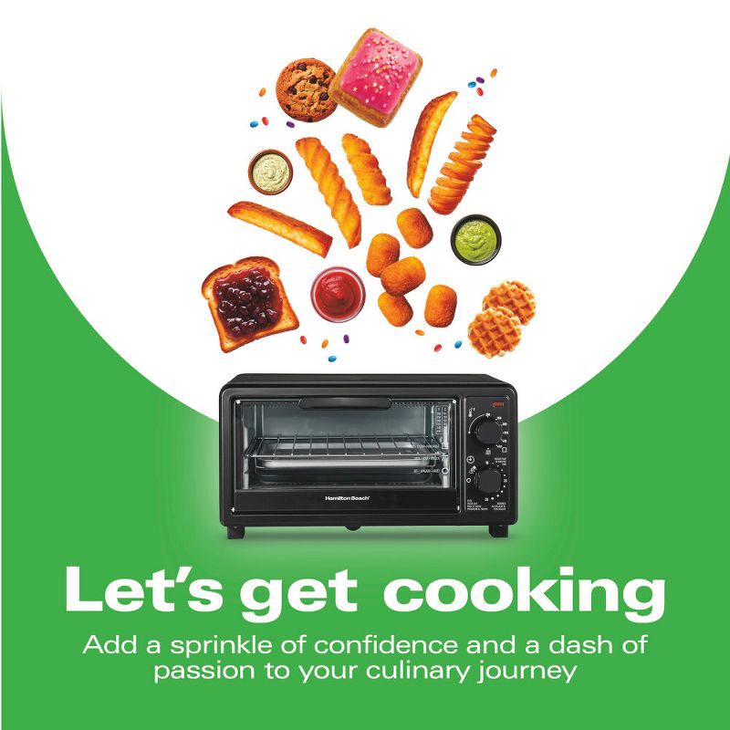slide 7 of 7, Kitchen Collection By Hamilton Beach 4 Slice Toaster Oven 31285KC, 1 ct