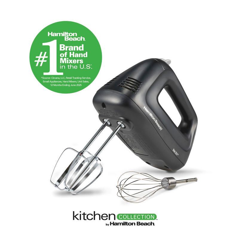 slide 2 of 7, Kitchen Collection By Hamilton Beach 5 Speed Hand Mixer 62410KC, 1 ct