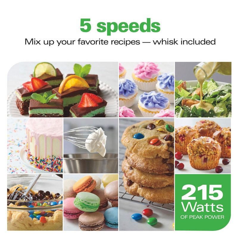 slide 4 of 7, Kitchen Collection By Hamilton Beach 5 Speed Hand Mixer 62410KC, 1 ct