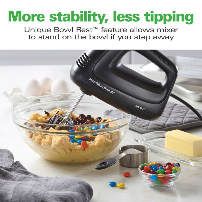 slide 5 of 7, Kitchen Collection By Hamilton Beach 5 Speed Hand Mixer 62410KC, 1 ct