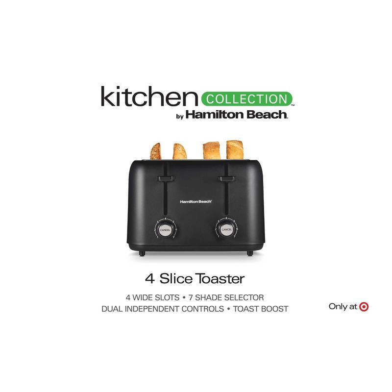slide 3 of 10, Kitchen Collection By Hamilton Beach 4 Slice Toaster 24825KC, 1 ct