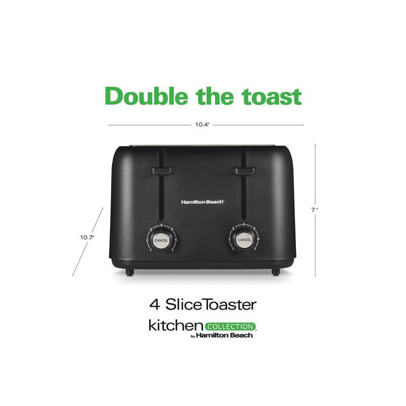 slide 12 of 12, Kitchen Collection By Hamilton Beach 4 Slice Toaster 24825KC, 1 ct