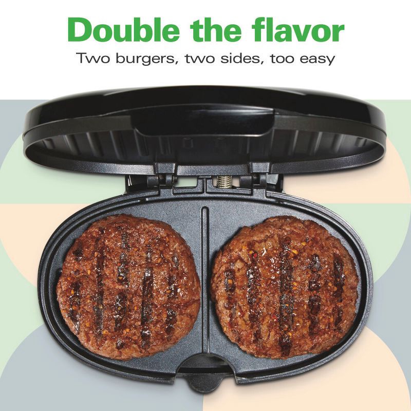slide 5 of 10, Kitchen Collection By Hamilton Beach 2 Burger Grill 25235KC, 1 ct