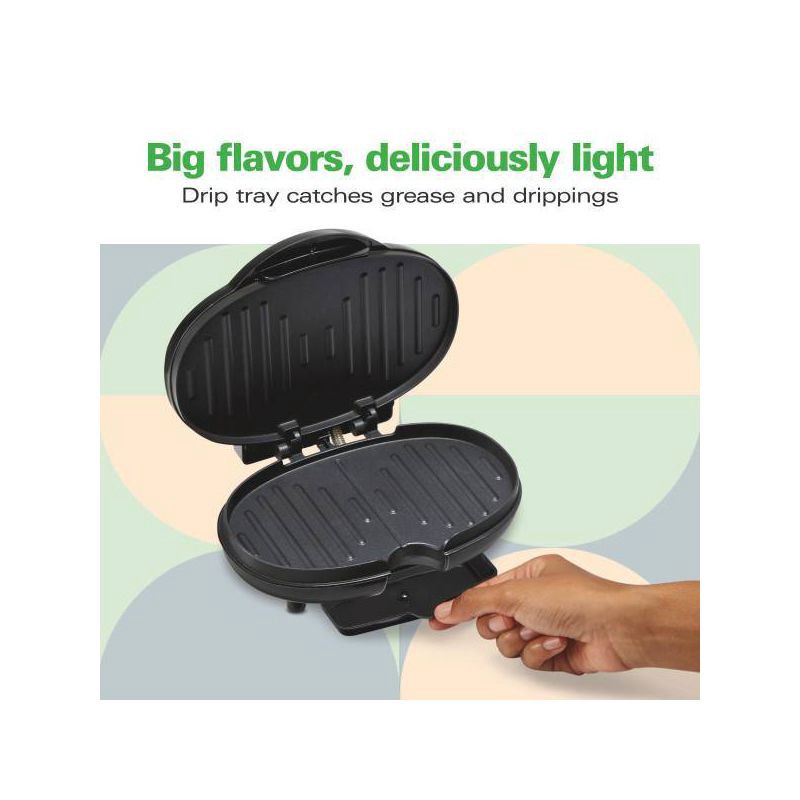 slide 8 of 10, Kitchen Collection By Hamilton Beach 2 Burger Grill 25235KC, 1 ct