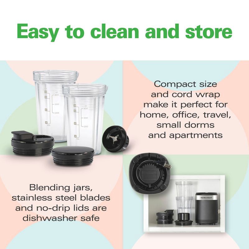 slide 7 of 7, Kitchen Collection By Hamilton Beach Single-Serve Blender 51160KC, 1 ct