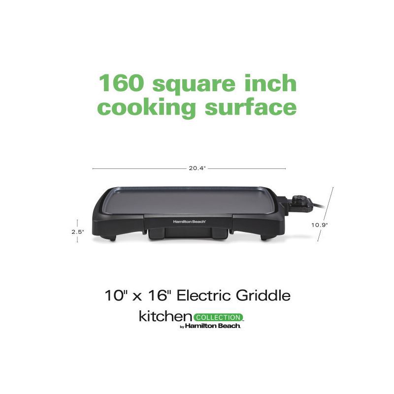 slide 13 of 13, Kitchen Collection By Hamilton Beach Griddle 38523KC, 1 ct