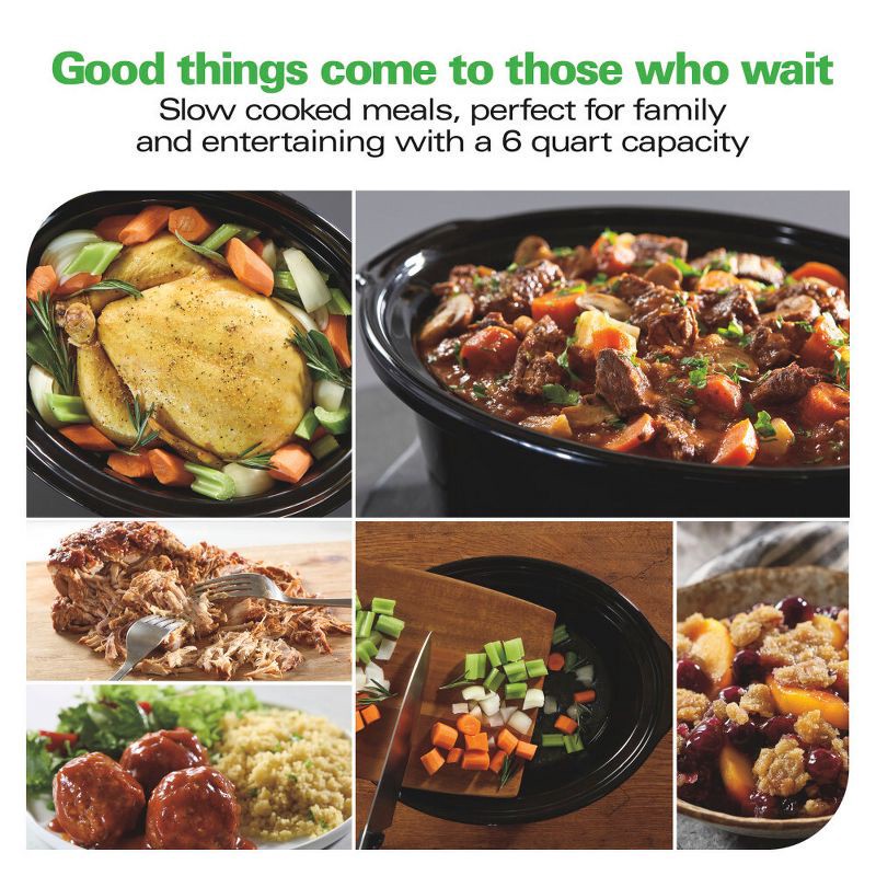 slide 4 of 9, Kitchen Collection By Hamilton Beach 6qt Slow Cooker 33607KC, 6 qt