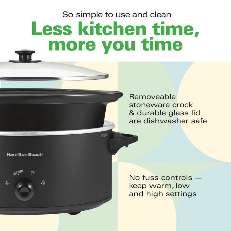 slide 5 of 9, Kitchen Collection By Hamilton Beach 6qt Slow Cooker 33607KC, 6 qt