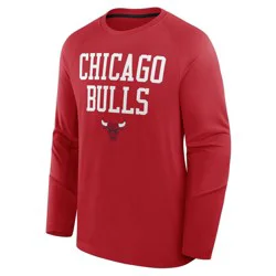NBA Chicago Bulls Men's Long Sleeve Performance T-Shirt - XXL