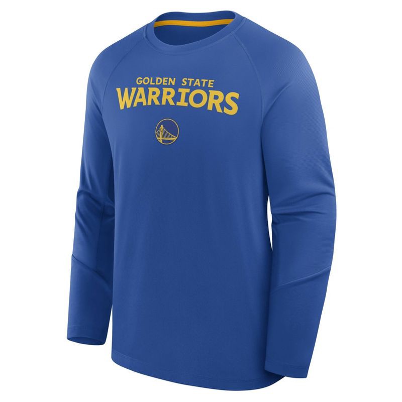 slide 1 of 3, NBA Golden State Warriors Men's Long Sleeve Performance T-Shirt - XXL, 1 ct