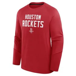 NBA Houston Rockets Men's Long Sleeve Performance T-Shirt - XXL