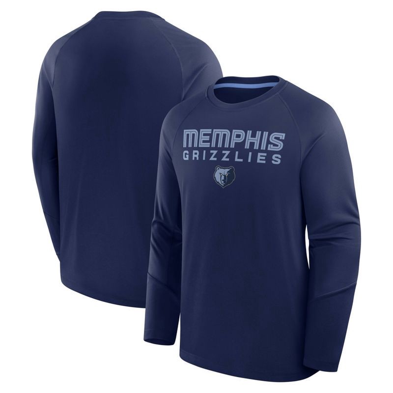 slide 3 of 3, NBA Memphis Grizzlies Men's Long Sleeve Performance T-Shirt - XXL, 1 ct