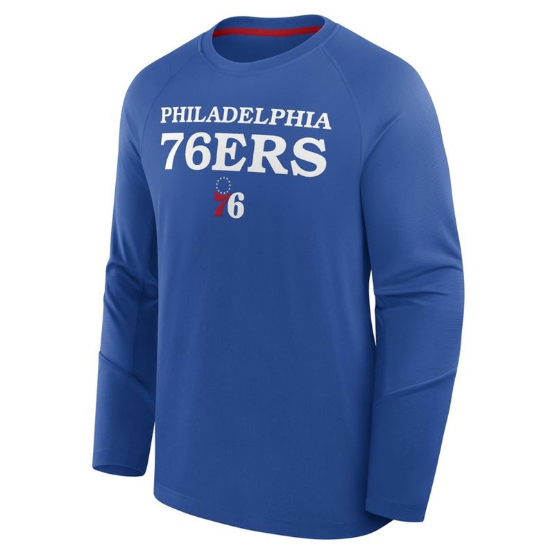 slide 1 of 3, NBA Philadelphia 76ers Men's Long Sleeve Performance T-Shirt - XXL, 1 ct