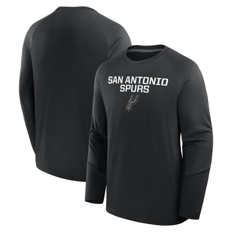 slide 3 of 3, NBA San Antonio Spurs Men's Long Sleeve Performance T-Shirt - XXL, 1 ct