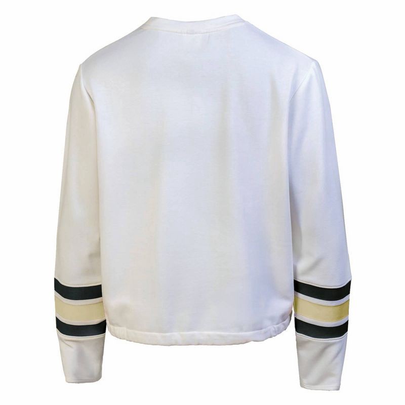 slide 2 of 3, NHL Vegas Golden Knights Women's White Long Sleeve Fleece Crew Sweatshirt - XL, 1 ct