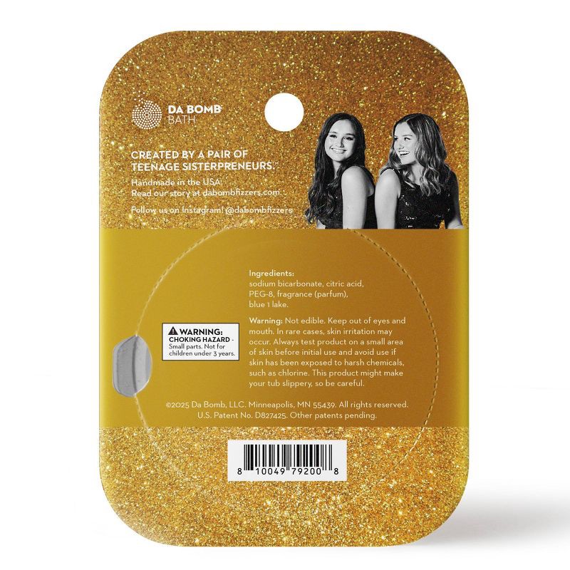 slide 2 of 7, Da Bomb Bath Fizzers Stocking Stuffer Ski-Star Bath Bomb - 2.5oz, 2.5 oz