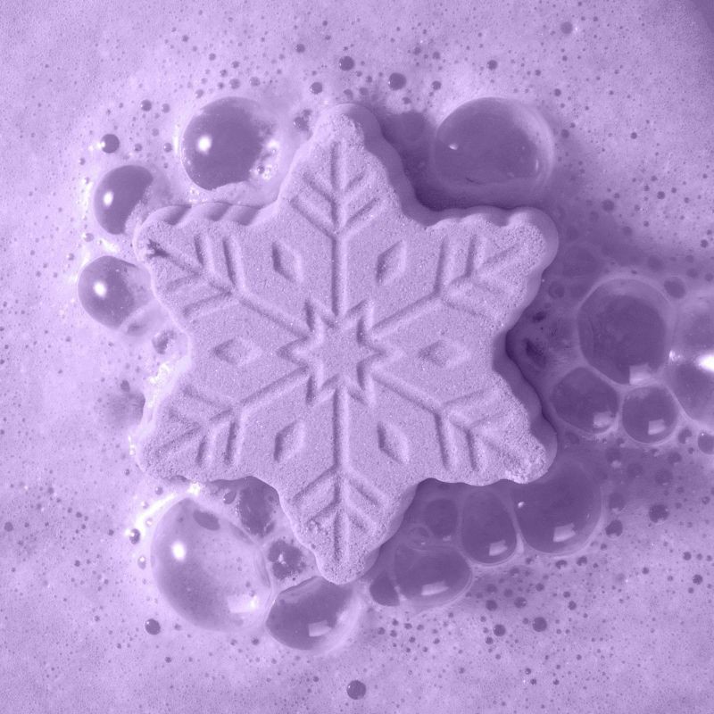 slide 4 of 7, Da Bomb Bath Fizzers Stocking Stuffer Sugar Plum Fairy Snowflake Bath Bomb - 2.85oz, 2.85 oz
