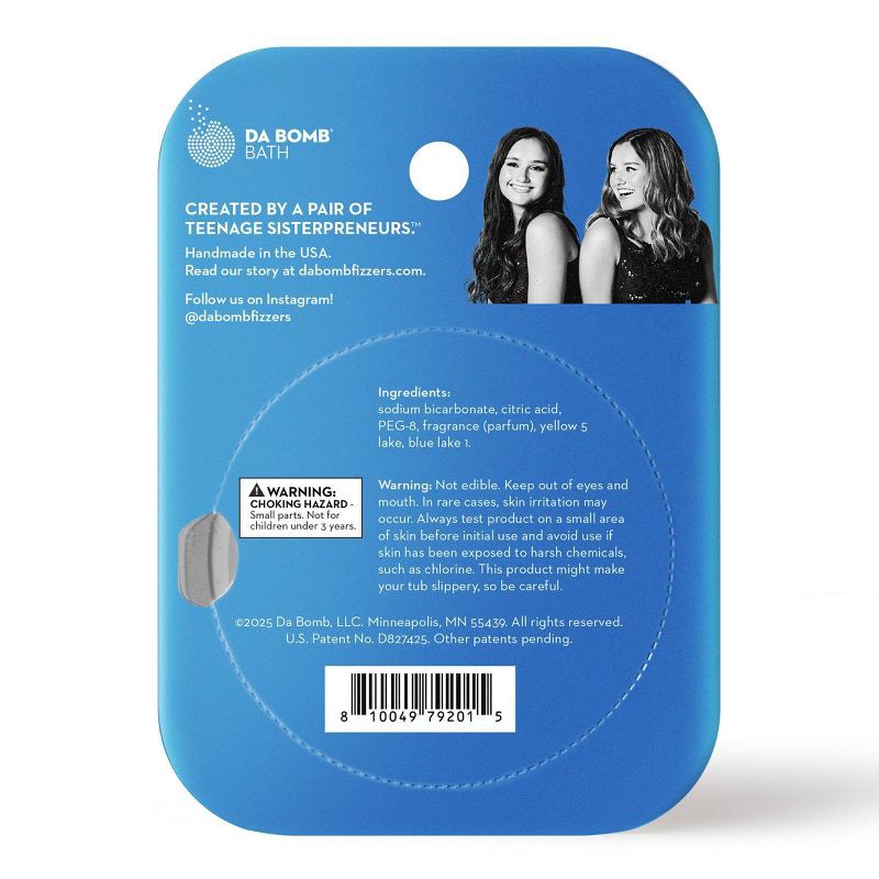 slide 2 of 7, Da Bomb Bath Fizzers Stocking Stuffer Teddy Bear-Star Bath Bomb - 2.5oz, 2.5 oz