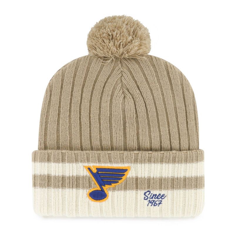 slide 1 of 2, NHL St. Louis Blues Freeze Point Knit Beanie, 1 ct