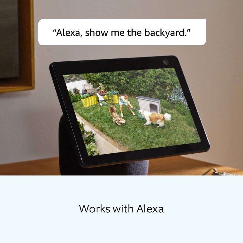 slide 8 of 10, Ring Outdoor Cam Plus Battery 2K Video with Low-Light Vision and Flexible Mounting - Black, 1 ct