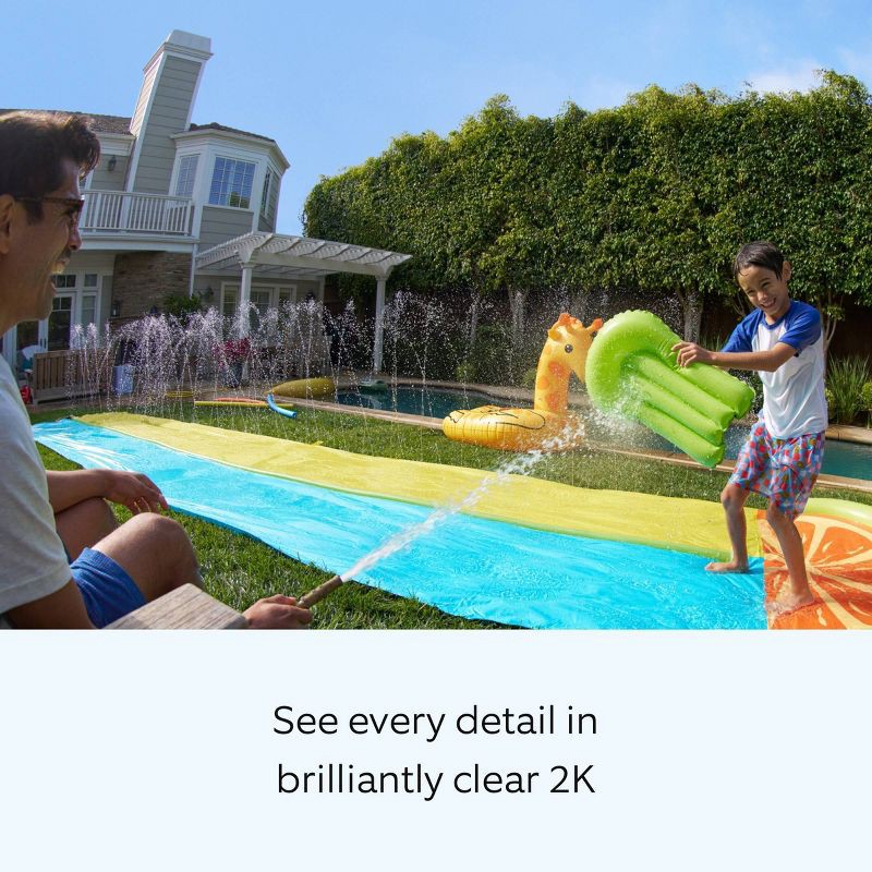 slide 3 of 10, Ring Outdoor Cam Plus Battery 2K Video with Low-Light Vision and Flexible Mounting - White, 1 ct