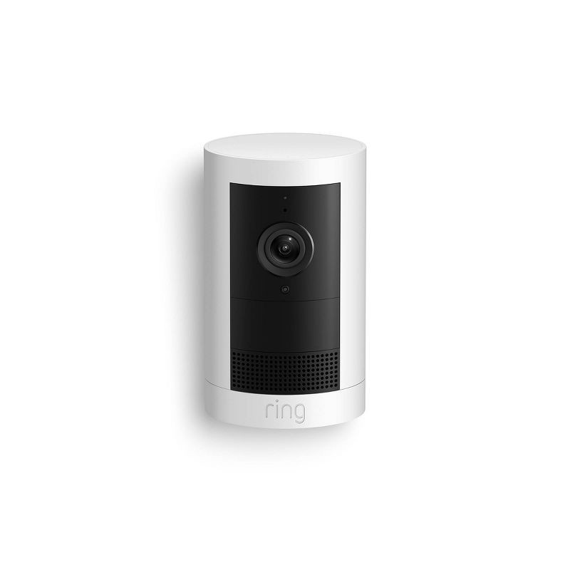 slide 9 of 10, Ring Outdoor Cam Plus Battery 2K Video with Low-Light Vision and Flexible Mounting - White, 1 ct