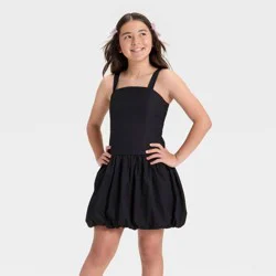 Girls' Mini Bubble Dress - art class™ Black M