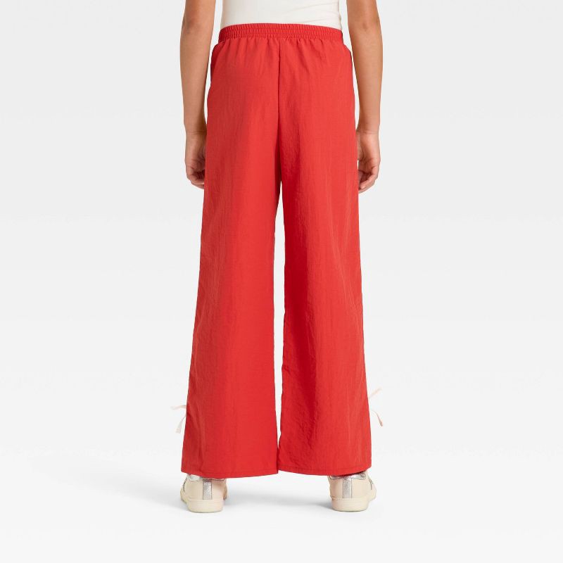 Girls' Nylon Track Pants - art class™ Orange Red XL 1 ct | shipt
