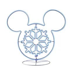 Disney 2' Outdoor Neon Mickey Snowflake