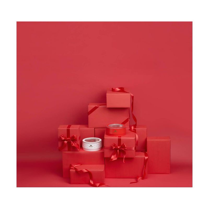 slide 4 of 4, Stanley 24 oz Stainless Steel Pet Bowl Candy Cane Red, 24 oz