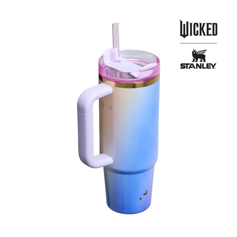 slide 2 of 4, Stanley Wicked 30 oz Stainless Steel H2.0 Flowstate Quencher Tumbler Glinda For Good, 30 oz