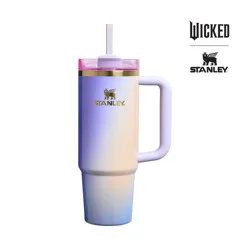 Stanley Wicked 30 oz Stainless Steel H2.0 Flowstate Quencher Tumbler Glinda For Good