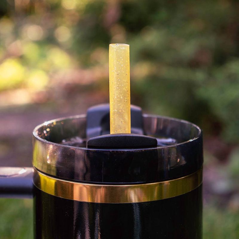 slide 9 of 11, CharCharms 4pk 30oz Water Bottles Straws Wicked 2 Elphaba, 4 ct; 30 oz