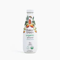 Three Trees Organic Unsweetened Original Almond Milk - 28 fl oz
