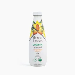 Three Trees Organic Unsweetened Vanilla Almond Milk - 28 fl oz