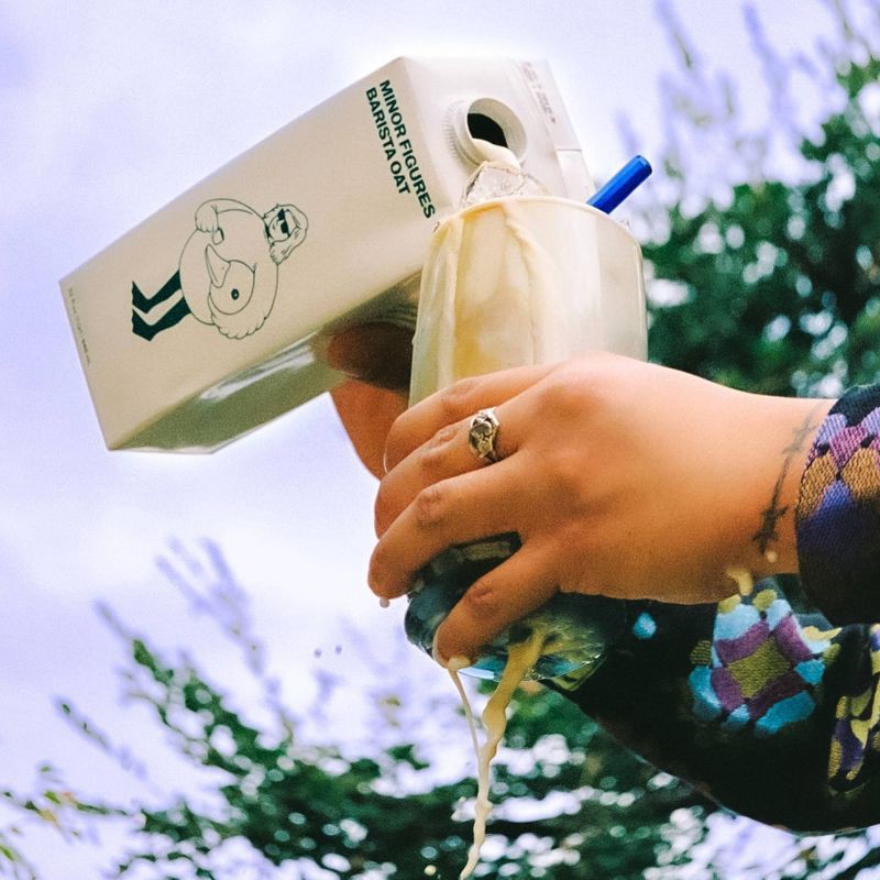 slide 5 of 8, Minor Figures Original Barista Oat Milk - 32 fl oz, 32 fl oz