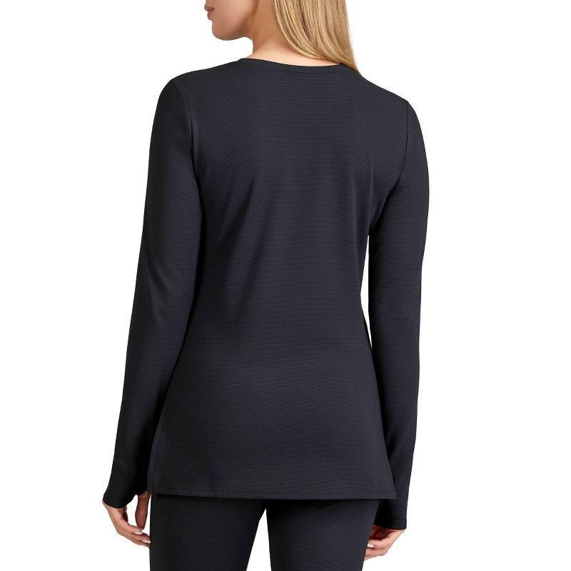 slide 3 of 3, Wander by Hottotties Thermal Underwear Shirt - Black M, 1 ct