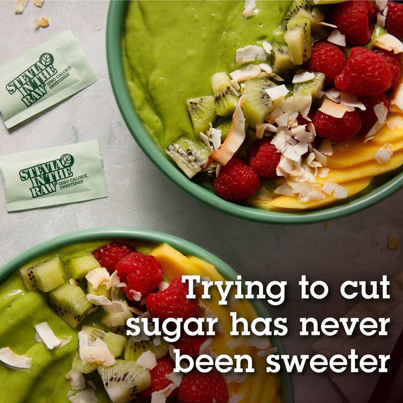 slide 5 of 7, In The Raw Stevia Zero-Calorie Sweetener Sugar Substitutes - 4.4oz/125ct, 4.4 oz, 125 ct
